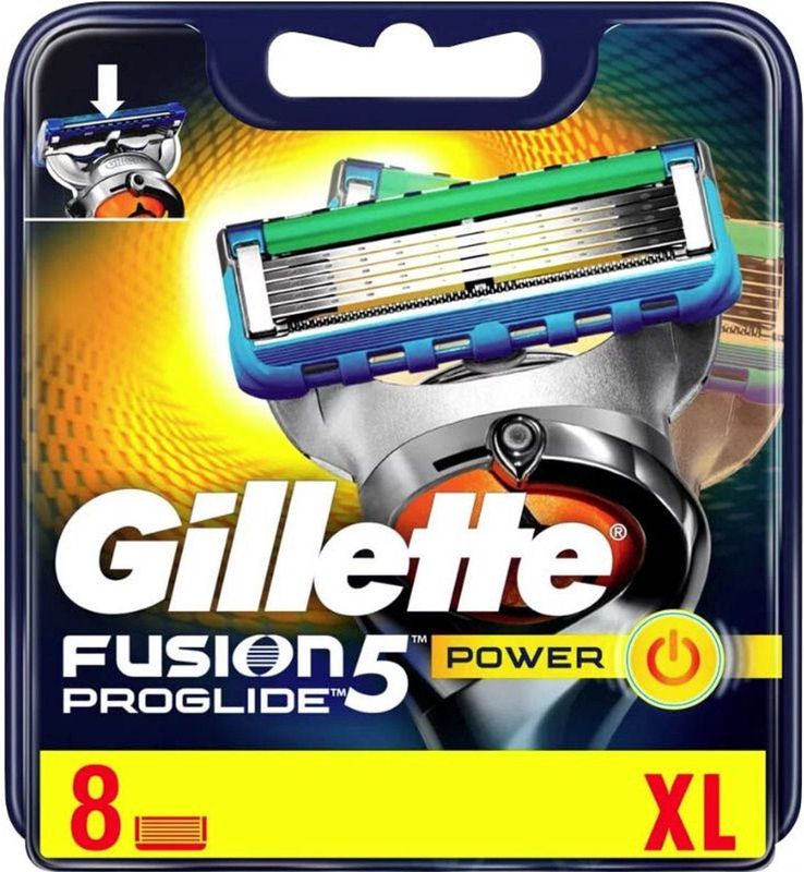 Gillette Fusion ProGlide Power Scheermesjes 8 stuks