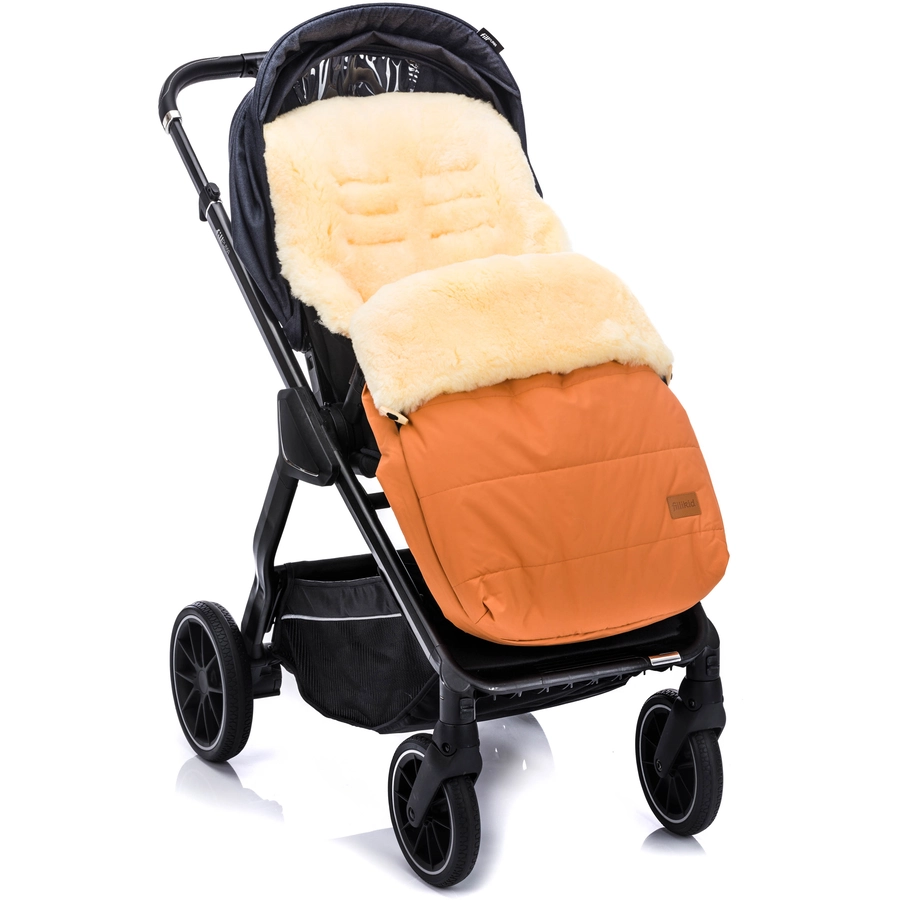 fillikid Winterfußsack Bernina Lammfell Amber