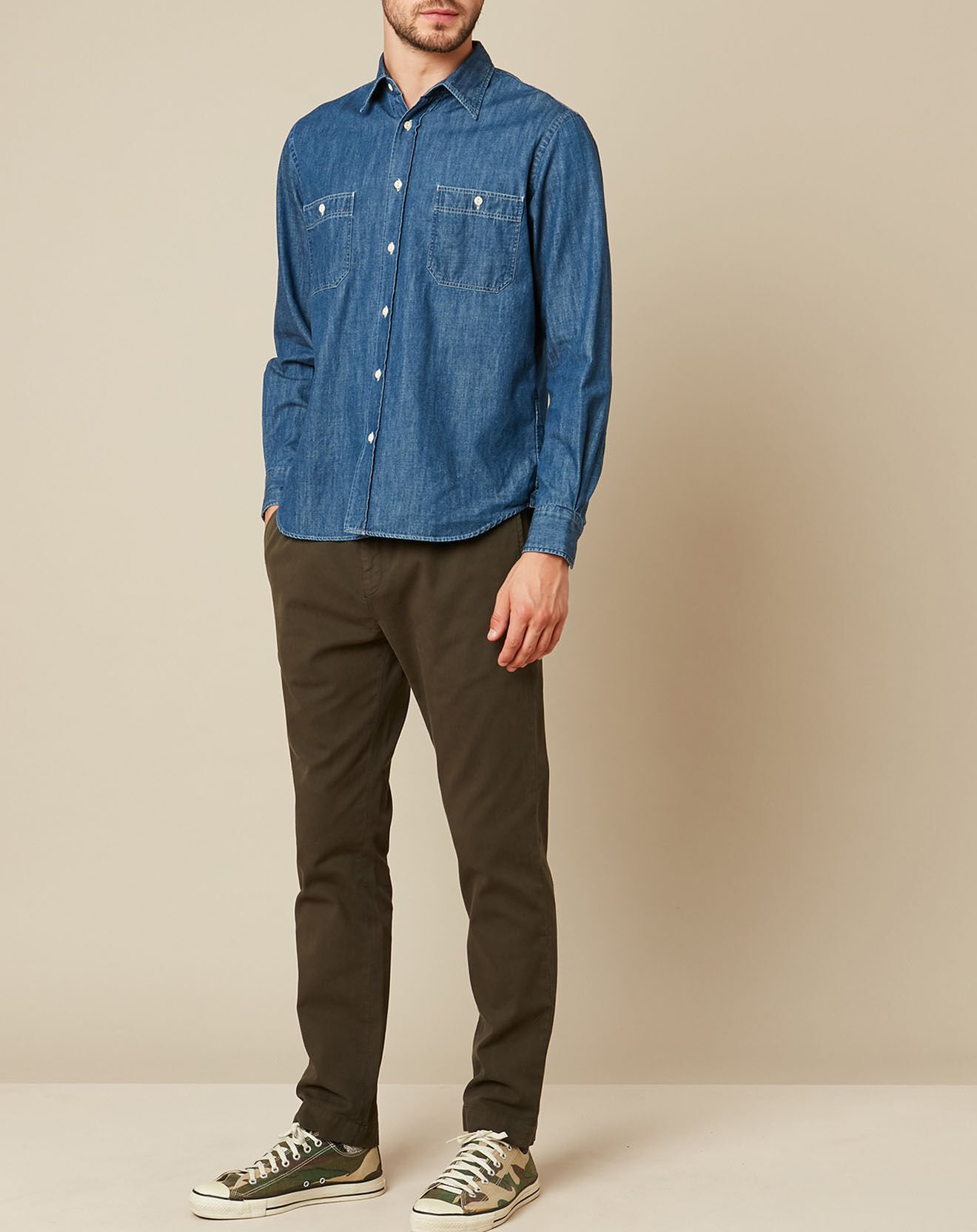 Hartford Pantalon Tanker bronze foncé