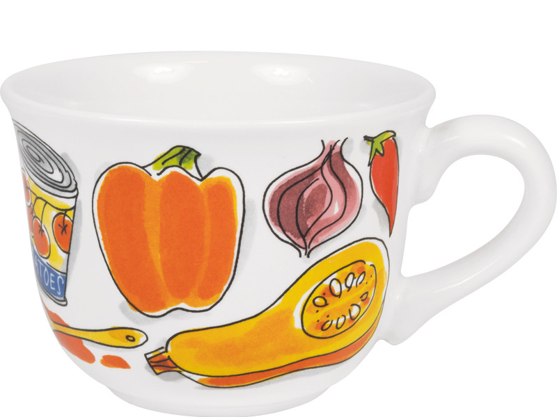 Soepkom Met Oor Even Bijkletsen Red Soup