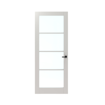 Lundia binnendeur Frama Tre 2C02 blank glas wit gegrondverfd stomp 88 x 231,5 cm