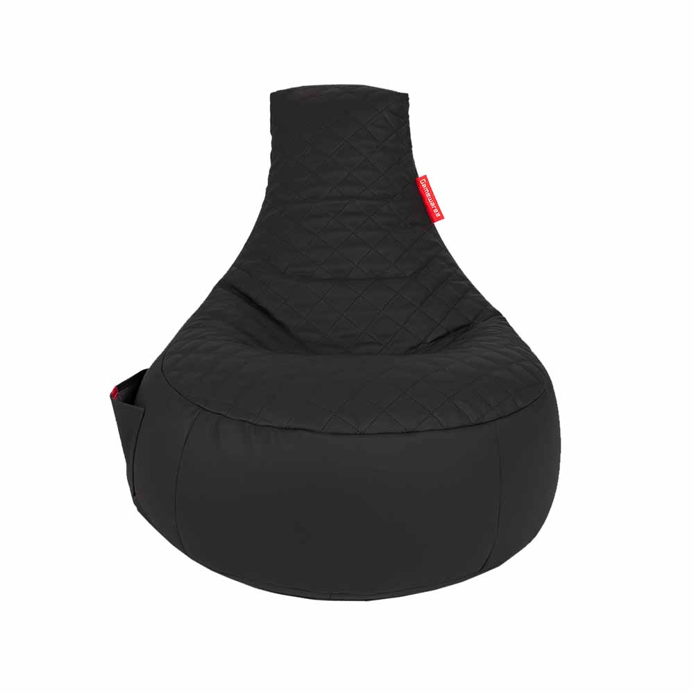 Gaming Sitzsack Alpha Hurricane - Kunstleder (Schwarz)