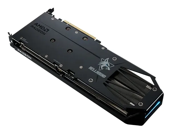 PowerColor Hellhound Radeon RX 9060 XT - Grafikkort - Radeon RX 9060 XT - 16 GB GDDR6 - PCIe 5.0 x16 - HDMI, 2 x DisplayPort