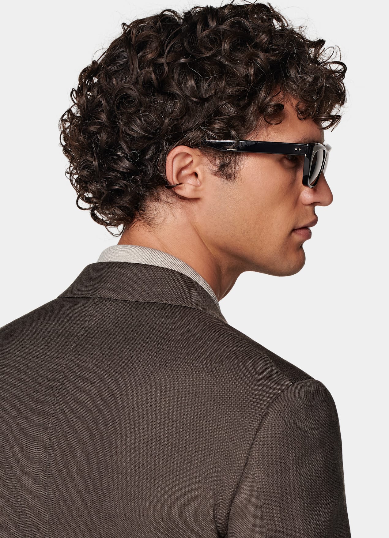 Blazer Roma coupe Relaxed marron foncé