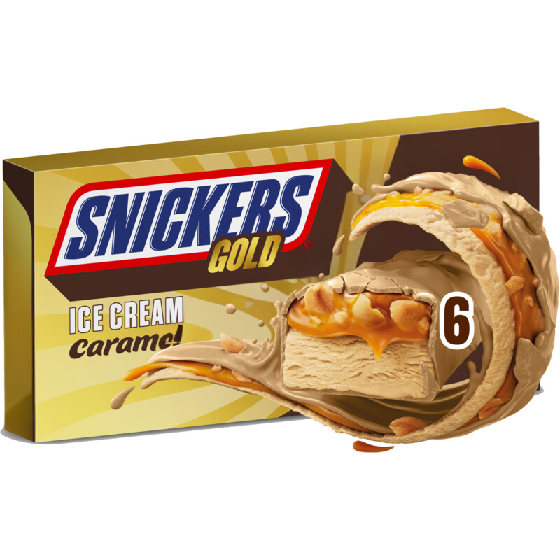 Snickers Gold ice cream caramel