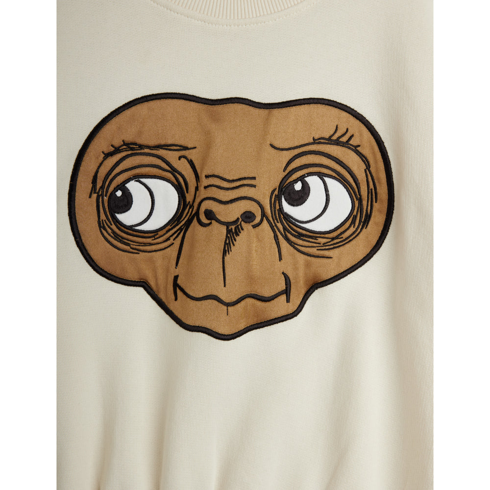 Køb Mini Rodini Off-white E.T Application Sweatshirt