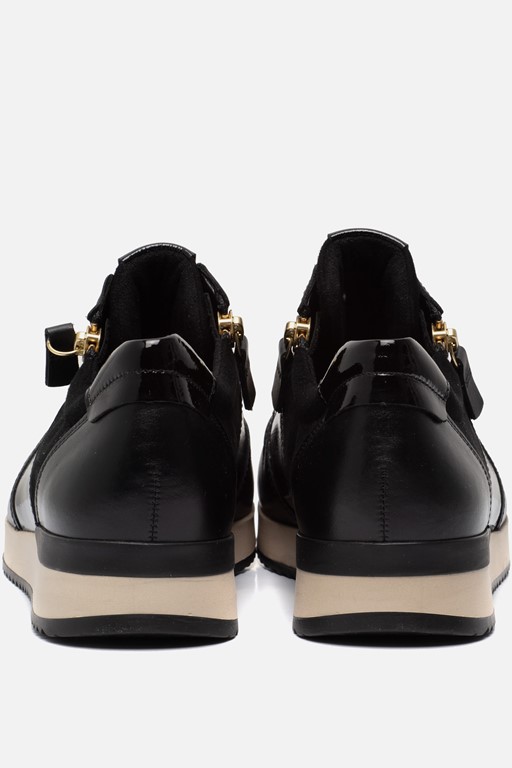 Gabor Sneakers zwart Leer