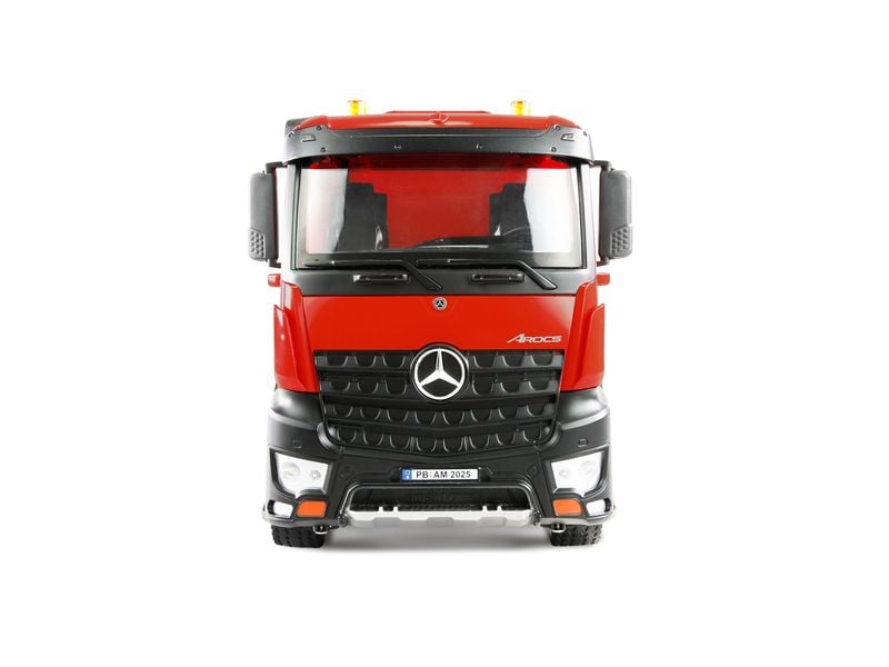 Amewi Mercedes-Benz Arocs Muldenkipper 8 x 4/4, Rot 1:18 RT Lizenzmodell als 8 x 4-Kipper im Massstab 1:18