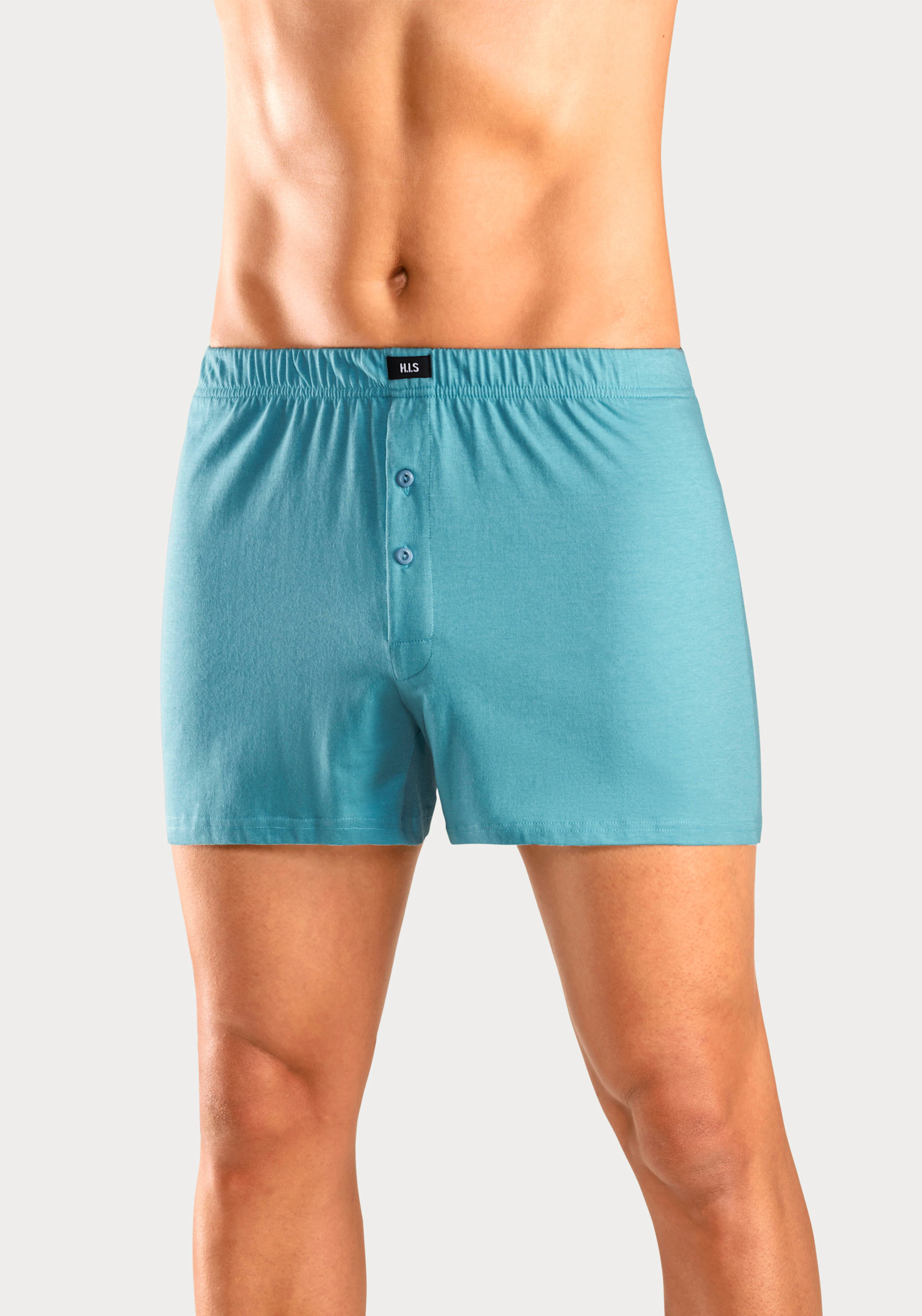 H.I.S Weiter Boxer in hellblau, hellpetrol, petrol, dunkelpetrol, navy