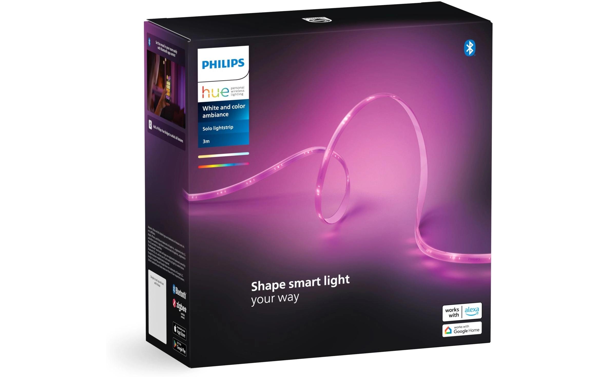 Lightstrips Essential 3M 1 x Lightstrips 3m, 1x Netzteil, BTDie führende Lösung für Raumbeleuchtung