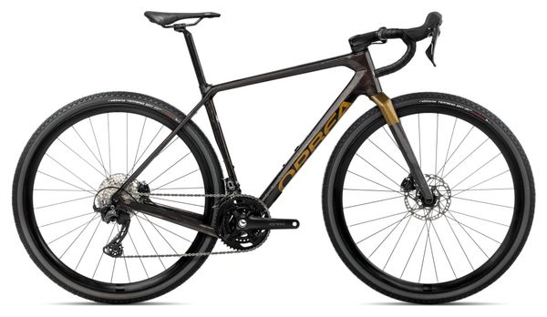 Gravel Bike Orbea Terra M30TEAM Shimano GRX 12V 700 mm Gris Cosmic Carbon View 2025