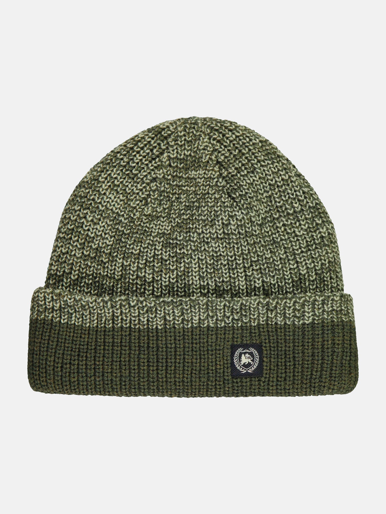 Strickmütze in Melange-Twistoptik