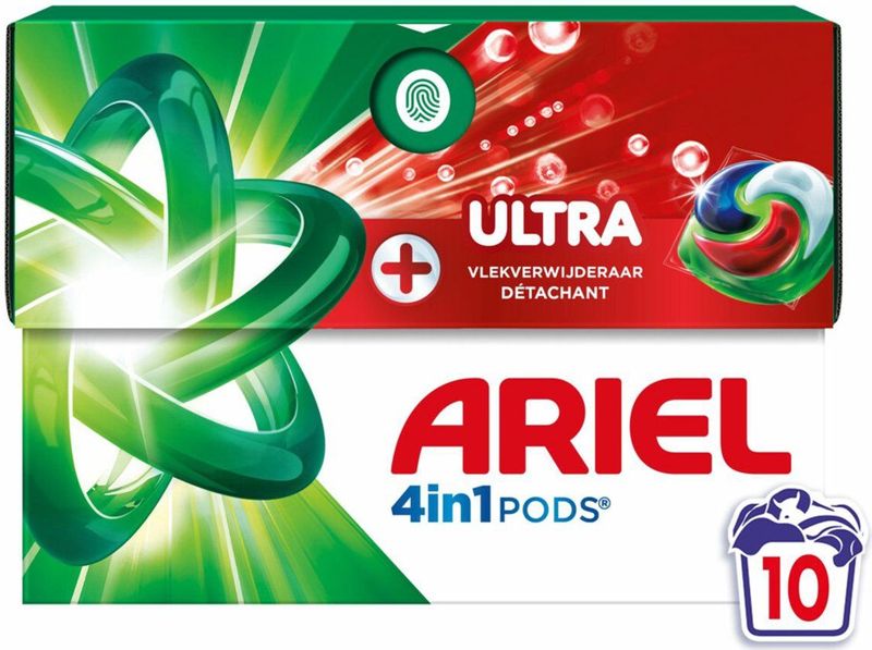 Ariel - 4in1 Pods - Wasmiddelcapsules - Kleurloos - 30 Stuks