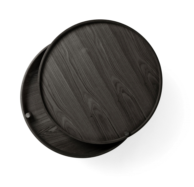 Audo Copenhagen Turning salontafel wit eiken/chroom
