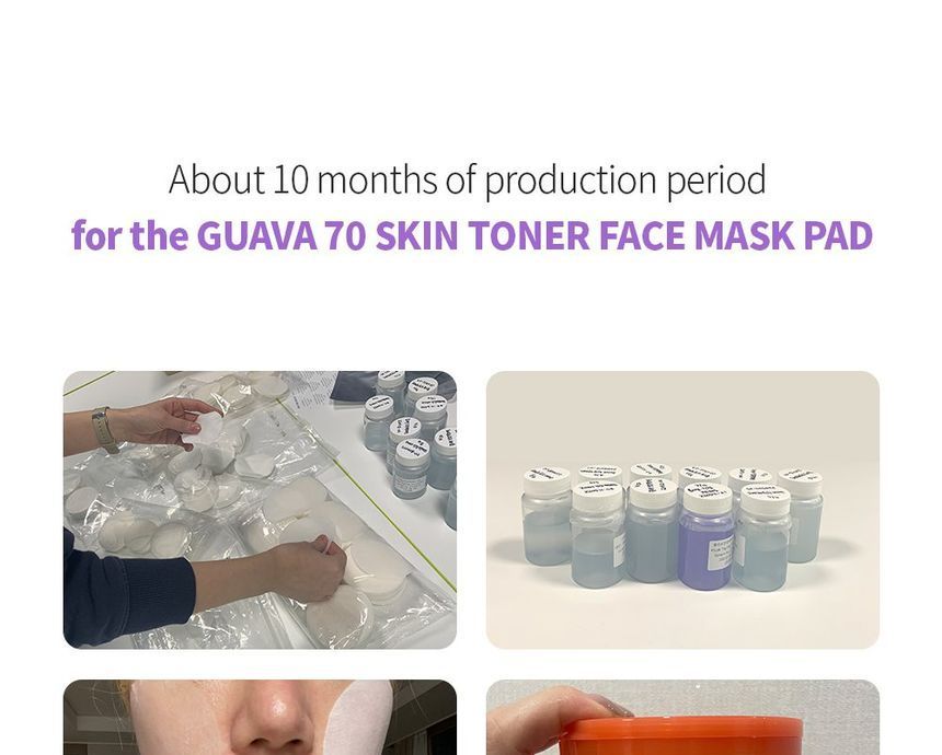 Benton - Guava 70 Skin Toner Gezichtsmasker Pad