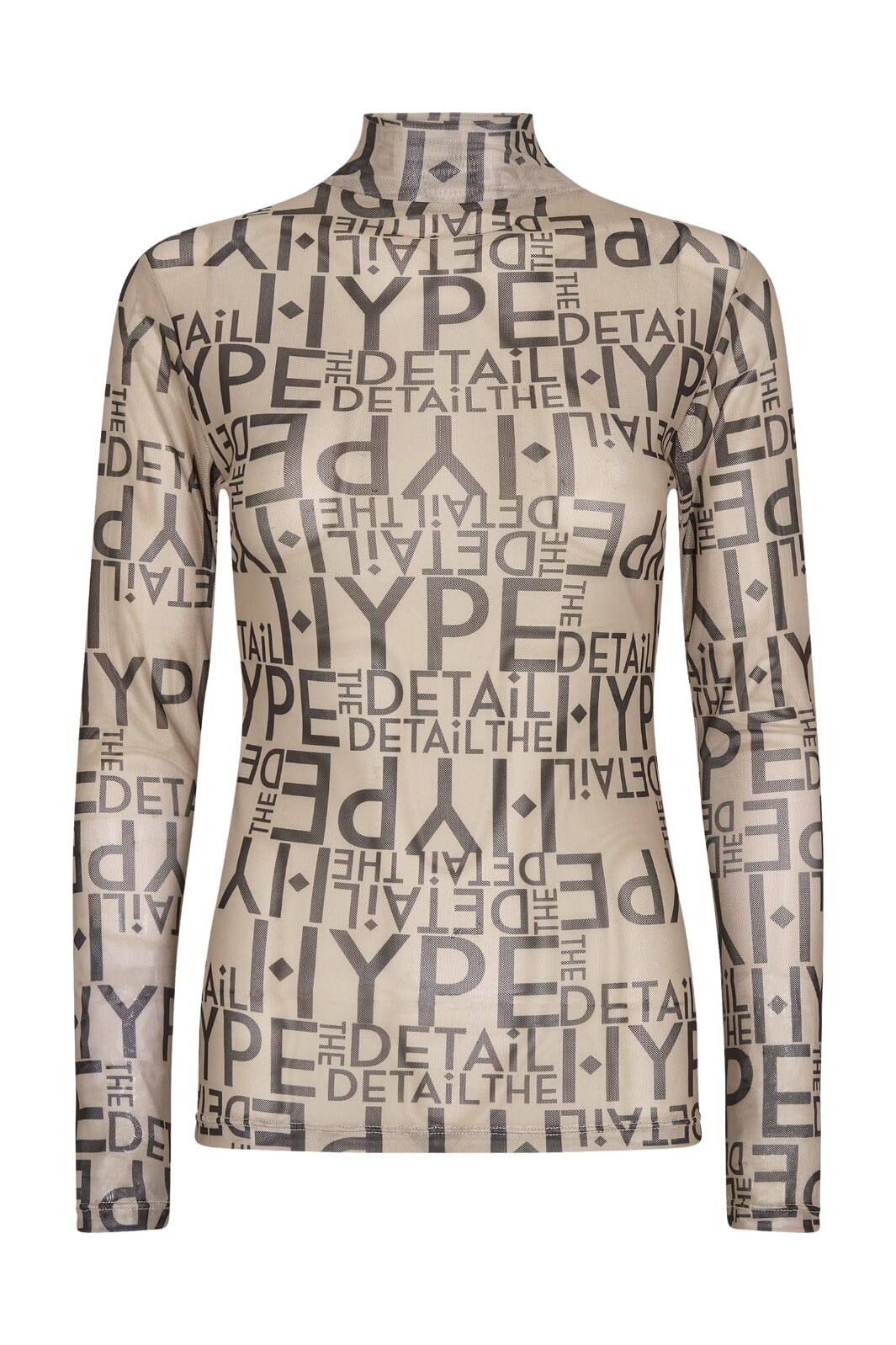 Hype The Detail Mesh Blouse nude