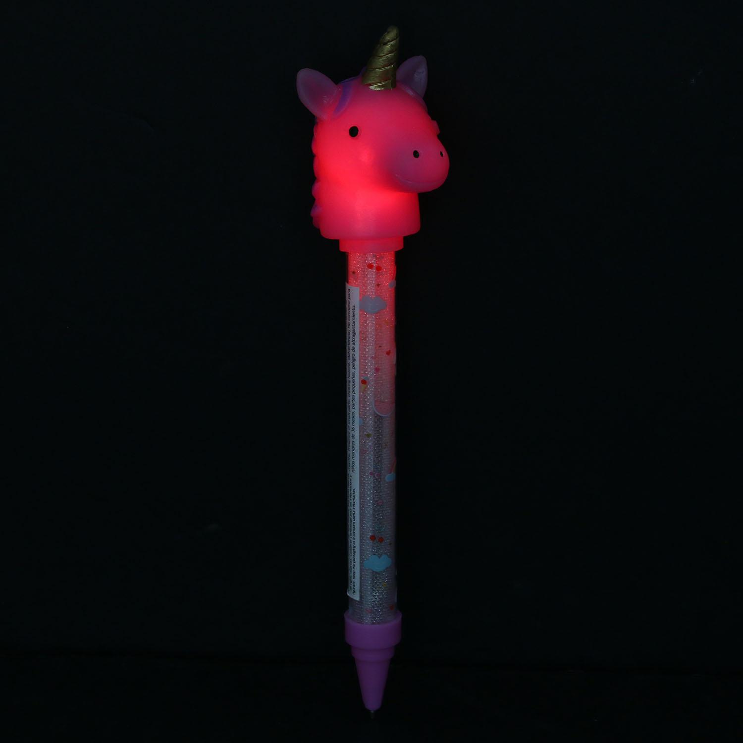 STYLO LUMINEUX LICORNE