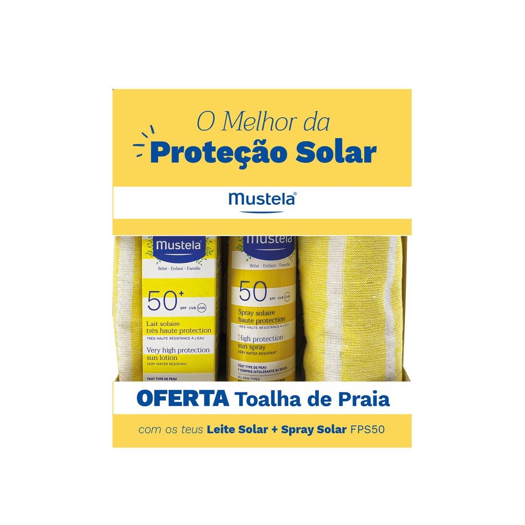 MUSTELA  Mustela Solar Coffret + Oferta Toalha Praia - 1un
