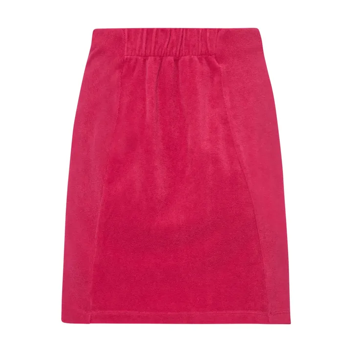 Alma Deia Jupe Eponge Coton Bio | Rose fuschia