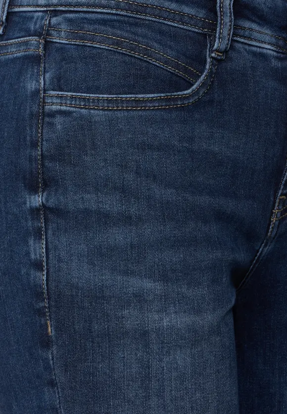 Slim Fit Jeans - deep indigo used wash