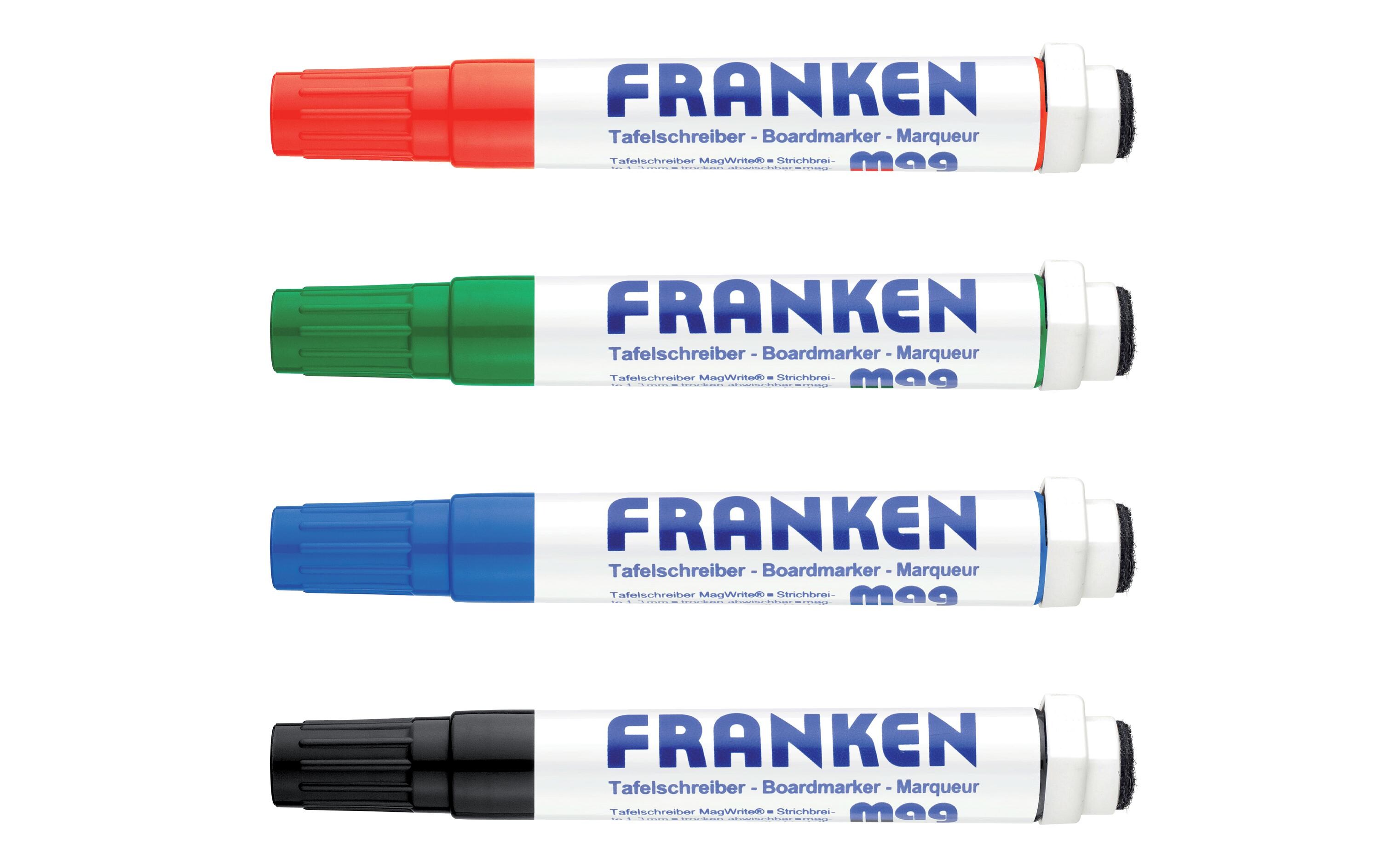 Whiteboard-Marker Mag Write 1- 3 mm, SortiertKombi-Marker mit Pigmenttinte