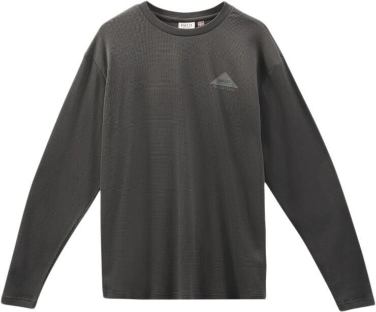 Newline HALO HALO GEAR WAFFLE L/S T-SHIRT Raven/raven