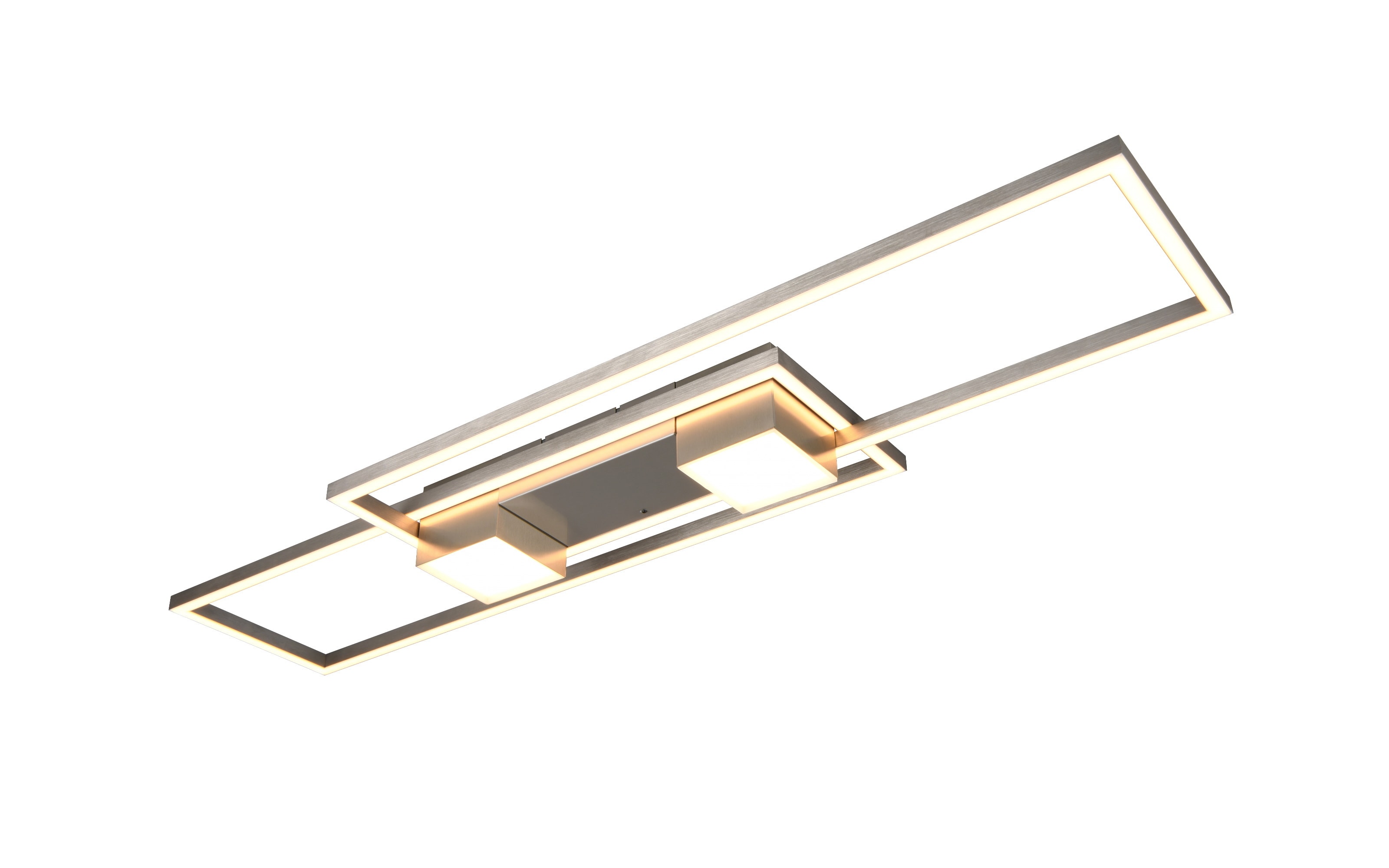 LED-Deckenleuchte Albany, nickel, inkl. Fernbedienung