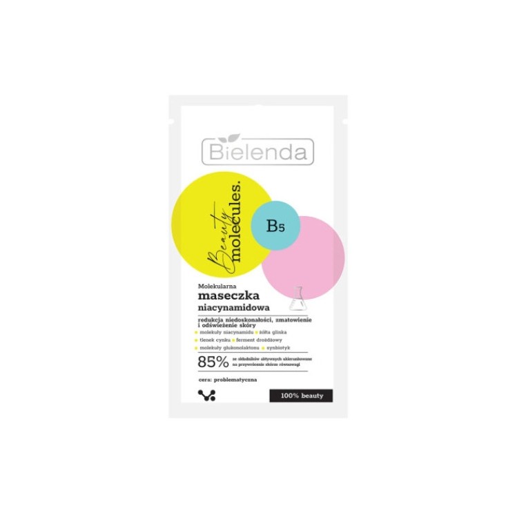 Bielenda Beauty Molecules Niacinamide Moleculair Gezichtsmasker 8 g