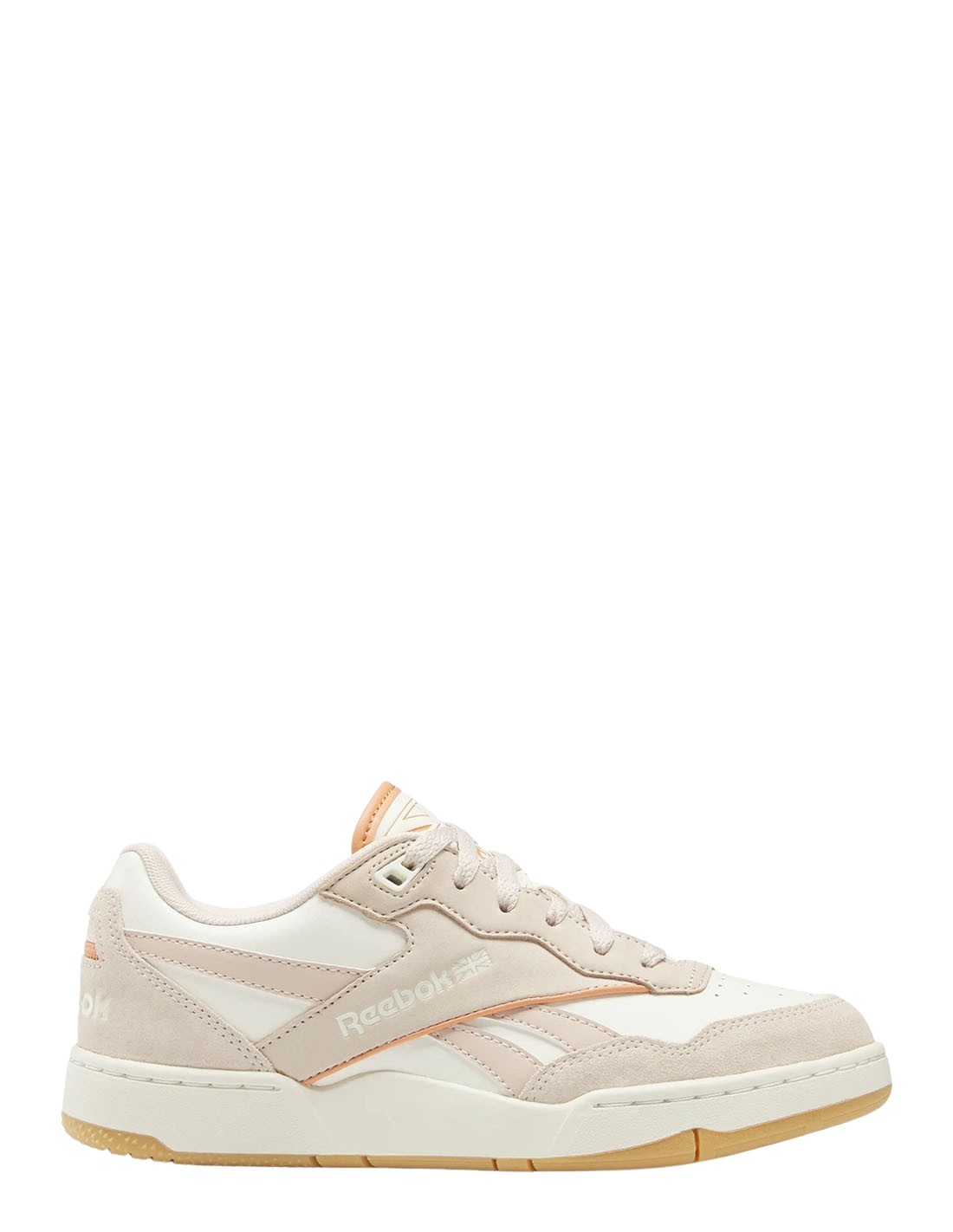 reebok sneakers femme reebok bb 4000 cuir blanc/rose
