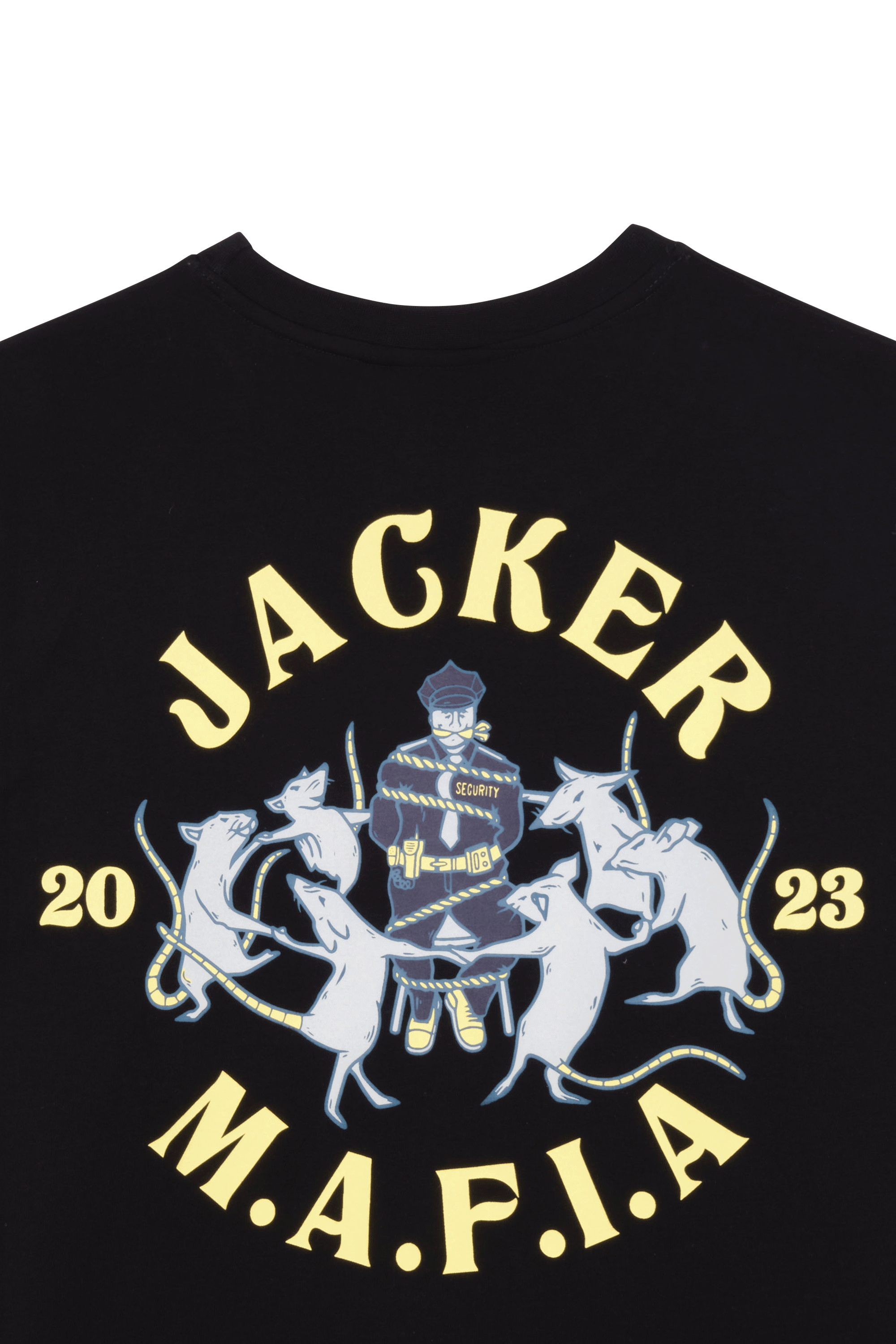 JACKER T-shirt DANCING RATS Noir
