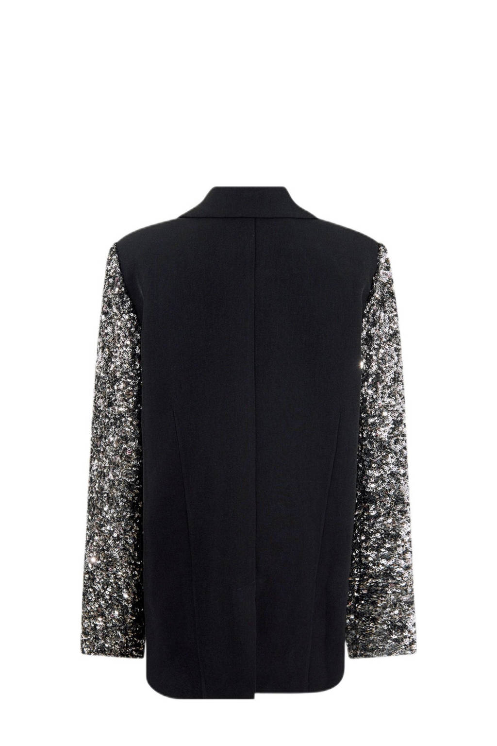 Shoeby regular blazer blazer zwart pailletten