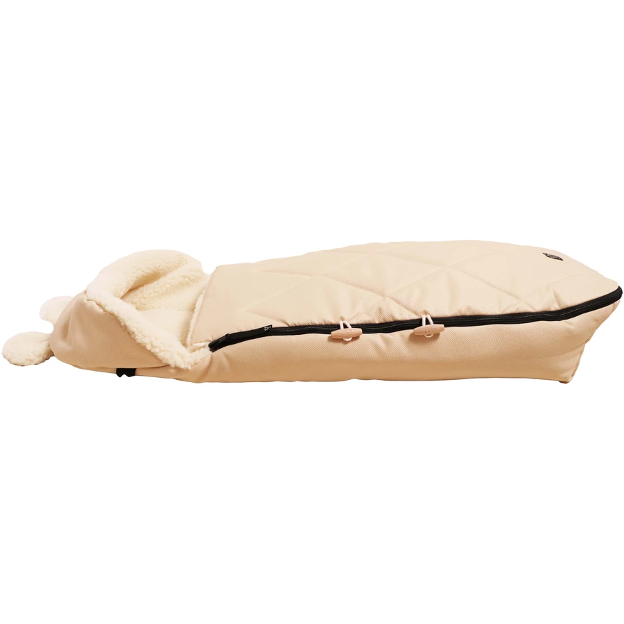 Kaiser Winterfußsack XL EARS WOOL marzipan