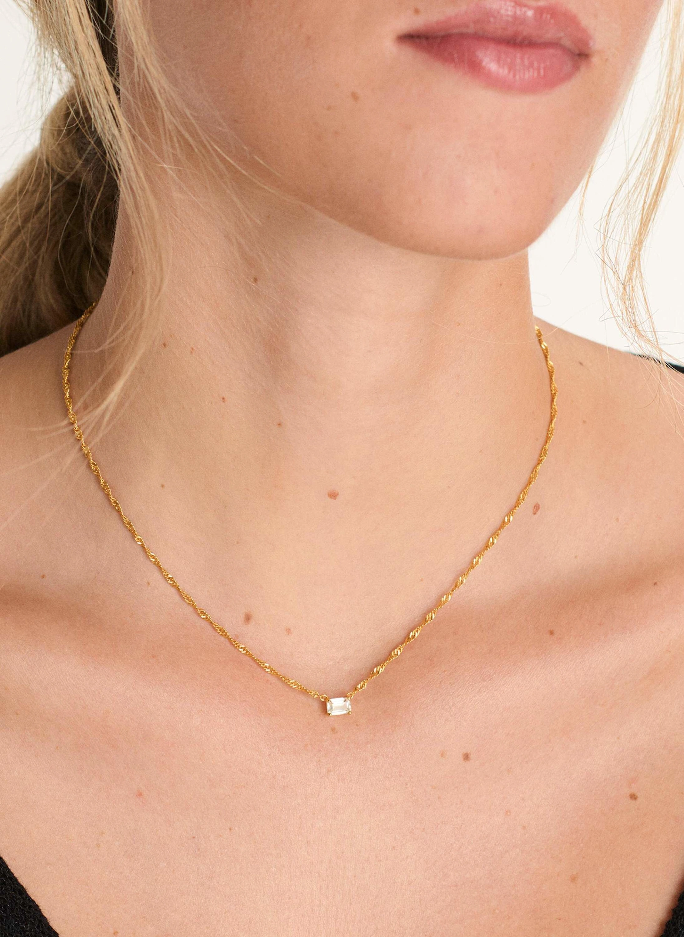 OHH LUILU Halskette SUZIE BAGUETTE by GLAMBOU