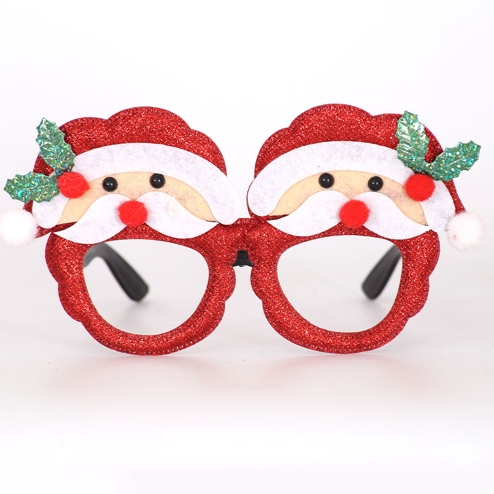 (6er Set) Photo Booth Weihnachts Brillen Party Fotorequisiten Foto Accessoires Dekorationen für lustige Bilder - Merry Christmas