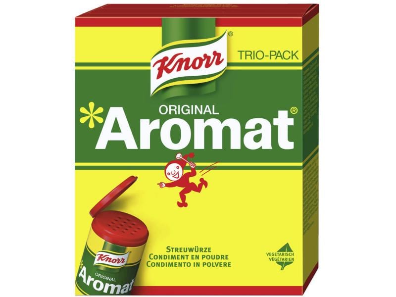 Knorr Gewürz Aromat 3 x 90 g Streuwürze im 3er-Pack