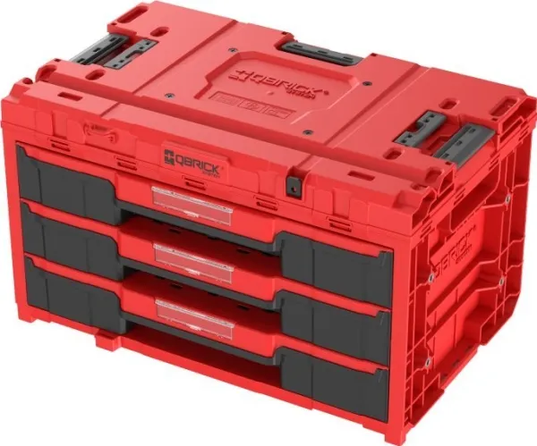 Qbrick System ONE Drawer 3 Toolbox 2.0 RED ULTRA HD - 1 pc. per carton