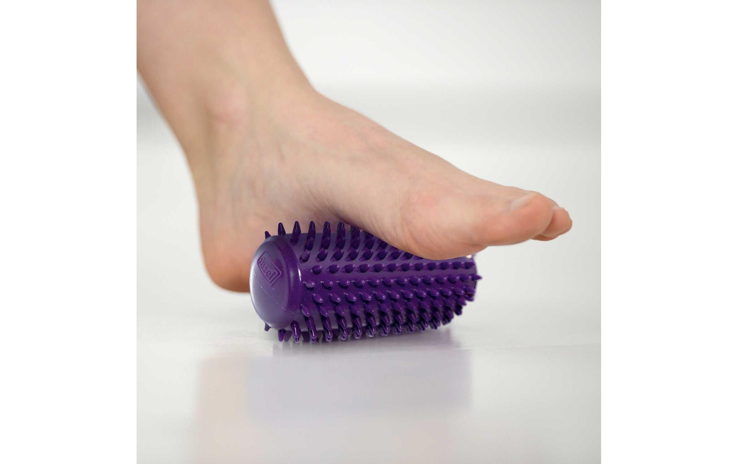 Spiky Body Roll lila 2 StückIgel Roller für Körpermassage