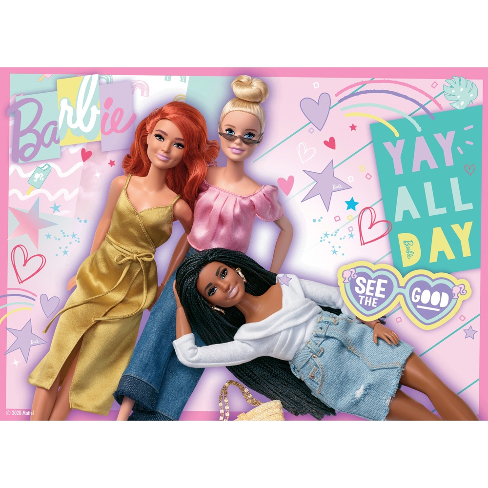 Ravensburger Barbie 4 x 100-teiliges Puzzle-Bumperpack