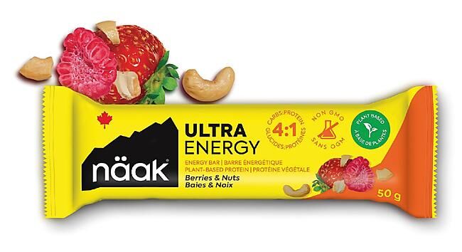 NAAK - BARRE ULTRA ENERGY BAIES ROUGES NOIX