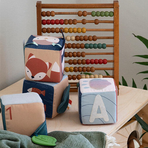 Sebra babyblokken woodland - 4st