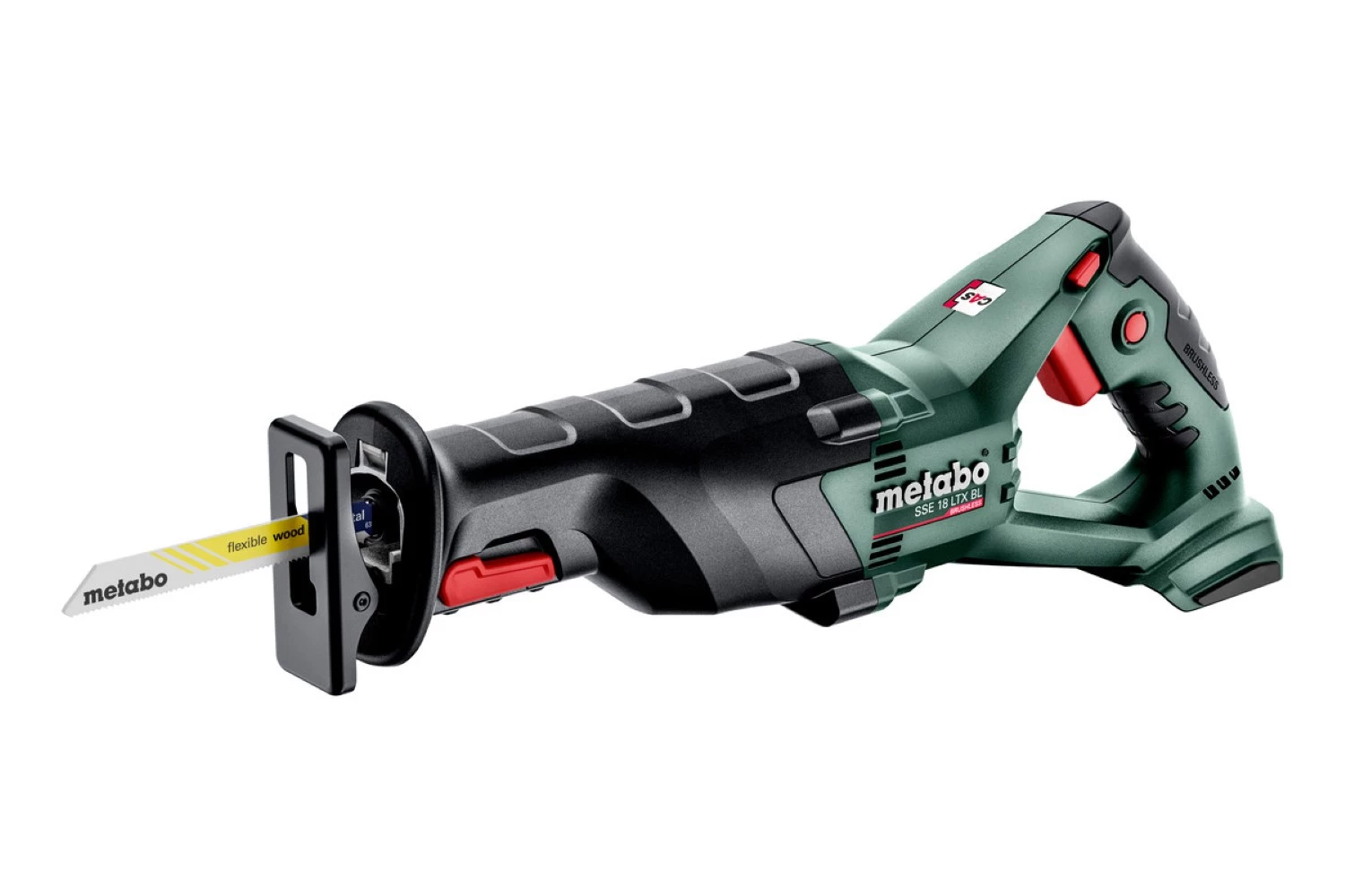 Metabo SSE 18 LTX BL Compact 18V Li-Ion accu reciprozaag body in metaBOX - 16mm - koolborstelloos