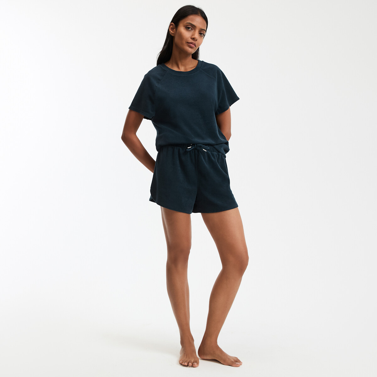 LA REDOUTE COLLECTIONS<br>Calções de pijama atoalhados