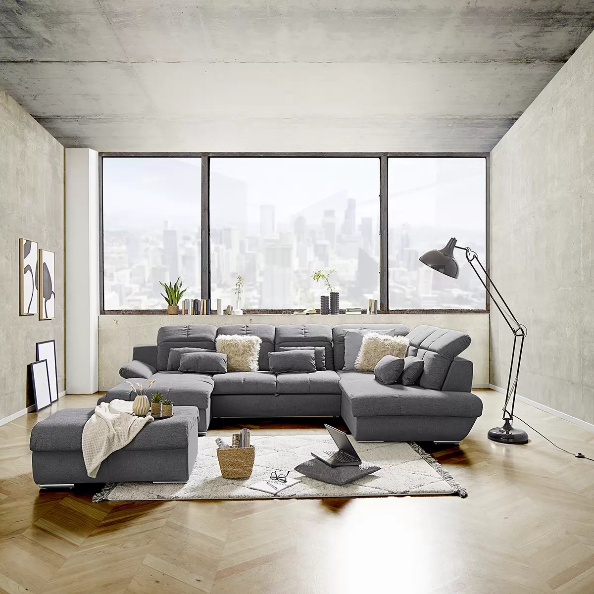 Hocker Multi Dunkelgrau