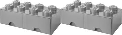 LEGO Oppbevaringspakke Stor, Grå