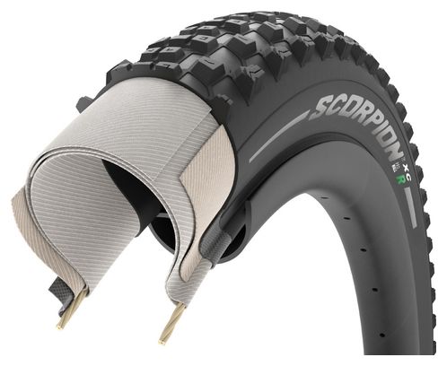 Pneu VTT Pirelli Scorpion XC R 29'' Tubeless Ready Souple ProWall SmartGrip Compound Flancs Classic
