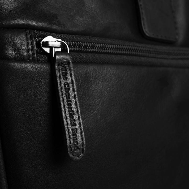 Chesterfield Brand Laptoptas Seth Black