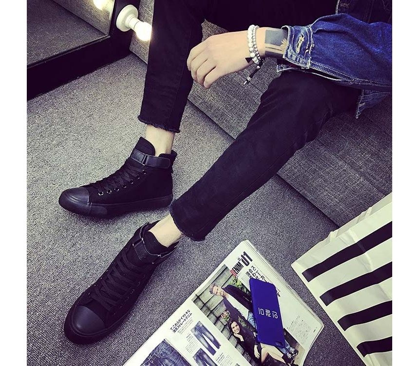 Solejoy - Canvas High-Top Sneakers