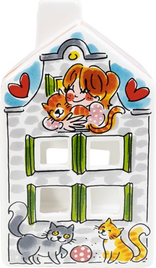 Blond Amsterdam waxinelichthouder lighthouse Cat