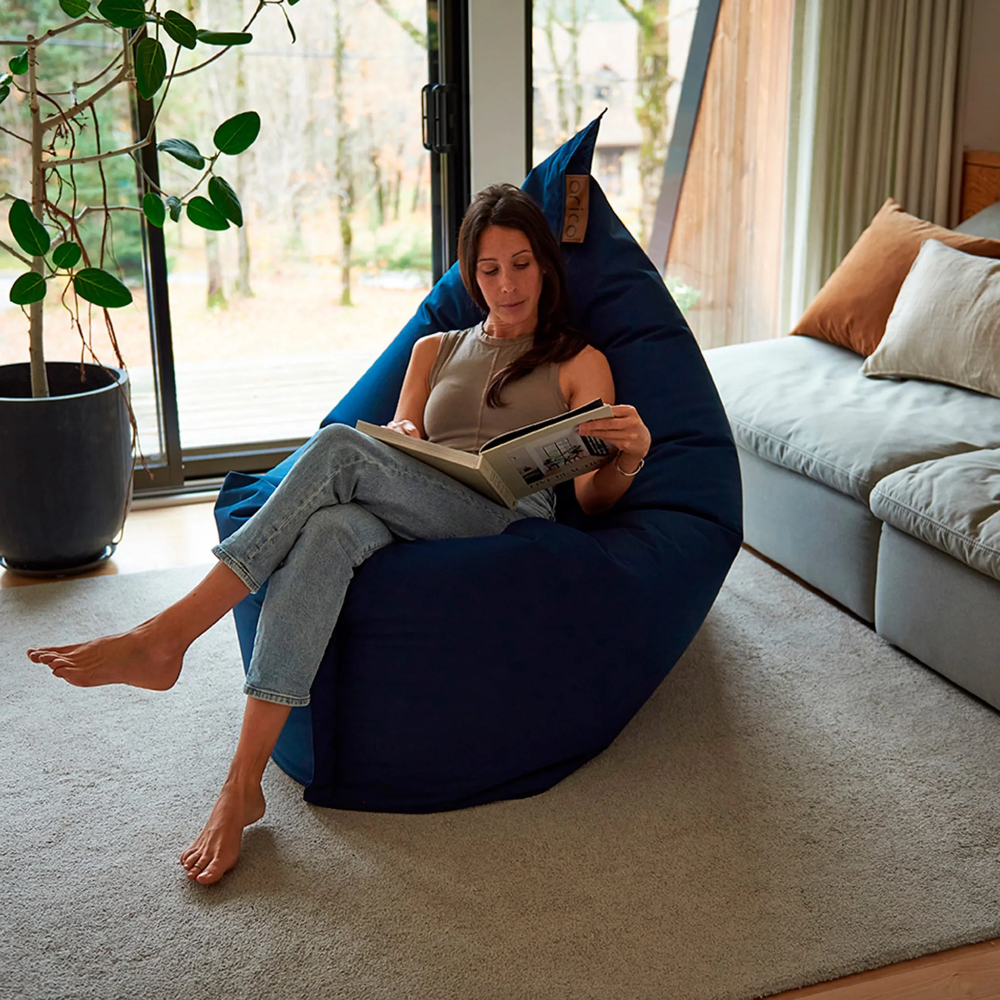 Arico Bean Bag Adulte - Indigo