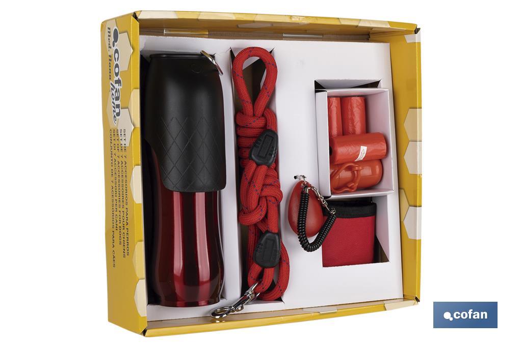 Conjunto de acessórios para cães | Caixa com 7 peças | Acessórios para animais de estimação para o dia a dia